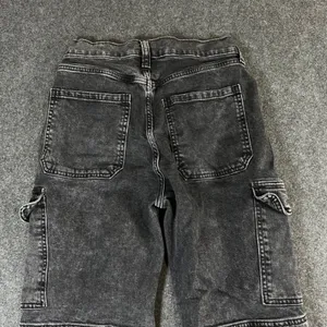 Gap Womens Cargo Jeans Washed Black High Rise Straight Leg Utility Pants 27 4S thumbnail 10