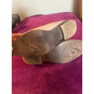 FREE PEOPLE Casey Loafer Shoes 70s DISCO COUNTRY CHIC Leather Flat Size 39 8.5 9 thumbnail 6