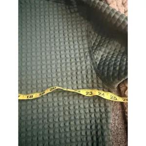 NoBull quilted/waffle pullover sweatshirt green size large thumbnail 4