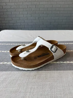 Birkenstock Gizeh Thong Sandals White Women’s Size 39 thumbnail 6