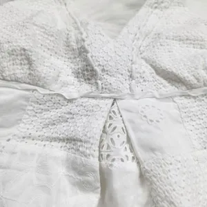 Lilly Pulitzer Women's White‎ Eyelet V-Neck Cotton Mini Dress Size 2 thumbnail 6