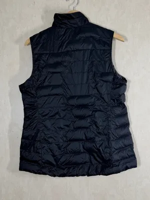 Rei Co-op Women’s Down Vest Puffer Sleeveless Full Zip Lightweight in Black L thumbnail 4