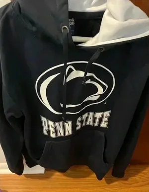NWOT Campus Heritage Penn State Women’s Hoodie Pullover Navy Blue M thumbnail 1