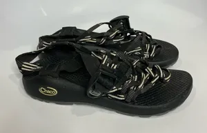 Chacos women's Z sandals adjustable black and white size 6‎ thumbnail 1