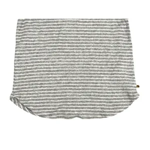 Y2K Abercrombie & Fitch Ribbed Henley Tank Top Size XS Gray Striped Preppy 90s thumbnail 6