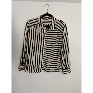 Maeve Anthropologie Silky Striped Buttondown size MP thumbnail 5
