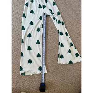 Beach Riot Christmas Tree Wide Leg Pacific Pants M Smocked Holiday Lounge thumbnail 7