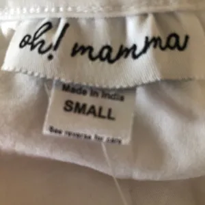 OH! MAMMA Womens Maternity White Camisole Top Adjustable Straps Size Small New thumbnail 4
