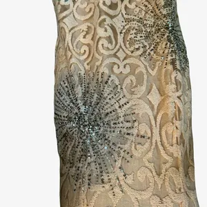 Free People Ivory Mini Lace North Star Sparkly Sequin Dress.Size M thumbnail 7