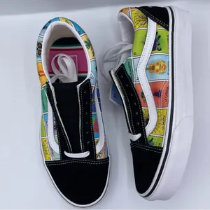 unisex loteria old skool skate multicolor shoes Size Men 4.5 Women 6 thumbnail 2