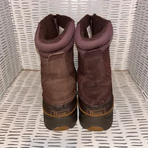 Bass Cordova Women‎ Brown Quilted Suede Waterproof Winter Duck Boots Size 7 thumbnail 5