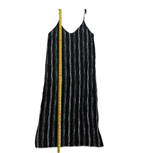 Vintage Women’s Striped Midi Slip Dress S Resortwear Vacation Minimalist Beach thumbnail 7