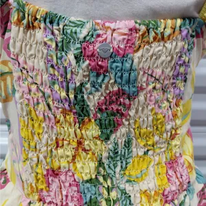 Roxy Womens Floral Dress Size Medium Tropical Vacation Resort Beach Boho Coastal thumbnail 14