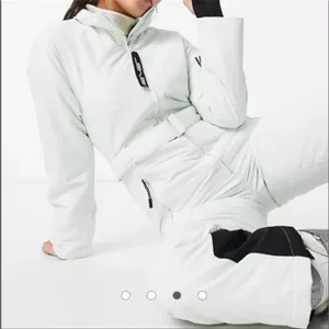 NWT ASOS 4505 Petite ski bootcut ski suit in sage Size US 6 thumbnail 8