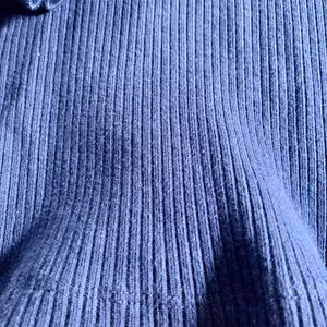 Lauren Ralph Lauren Navy Ribbed Knit Tie-Front Sweater Shirt Size Large thumbnail 3