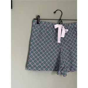 Lands End Pajama Shorts Size XS Geometric Print PJ Bottom Separate Sleepwear thumbnail 6