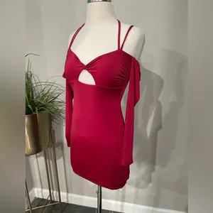 New!‎ Lovers and Friends Tigre Mini Dress In Red Sz Small $178 thumbnail 6