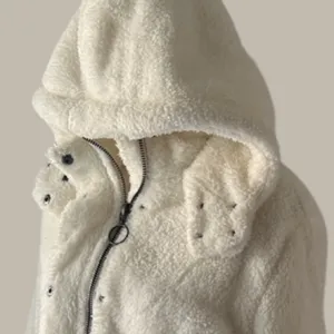 Aeropostale Off-White Teddy Jacket with Hood thumbnail 4