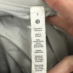 Lululemon Multi Pocket Cargo‎ High Rise Hiking Skirt Skort Gray Athletic Women 2 thumbnail 7