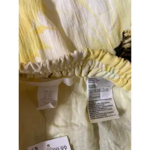H&M Yellow Floral Elastic Waist Maxi Skirt Size XS NWT thumbnail 6
