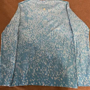 Lululemon Swiftly Relaxed-Fit Blue Print Longsleeve thumbnail 3