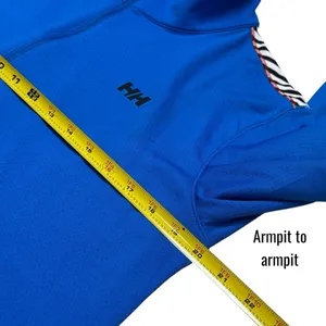 Helly Hansen Blue Lightweight Holiday Outdoors‎ Ski Snow Quarter Zip Women's L thumbnail 9