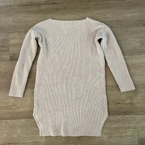 . Beige Tan Sweater Dress Tunic Long Sleeve thumbnail 7