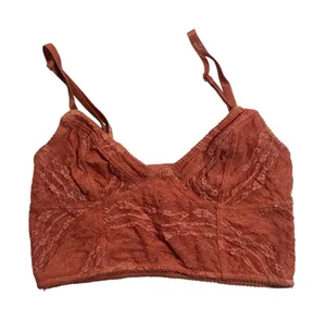 Free People Intimately lace rust mesh bralette size XS thumbnail 1