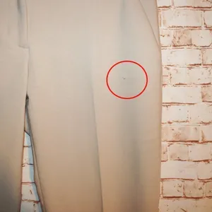 Zara Basic Khaki Slim Fit Trouser Ankle Pant XS thumbnail 3