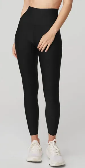 Alo 7/8 High-Waist Airlift Leggings Black Hi-Rise Waisted Skinny Tights Pants thumbnail 1