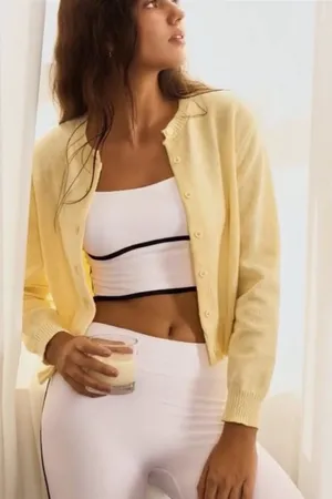 SheIn Yellow cardigan thumbnail 2