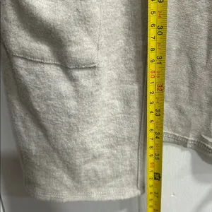 Garage Beige Cream Oversized Open Front Pockets Long Cardigan size Small thumbnail 7