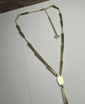 Kendra Scott Gail Y Drop Lariat Necklace Gold Tone thumbnail 3