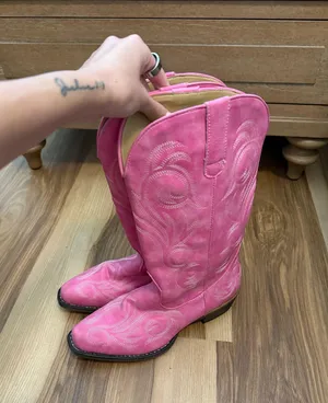 Women’s Roper Pink Cowboy Boots 8.5 thumbnail 2