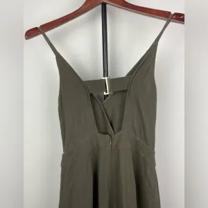 ASTR The Label Green Textured Cropped Wide Leg Jumpsuit‎ thumbnail 10