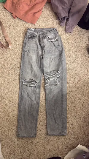 Grey American Eagle Jeans thumbnail 1
