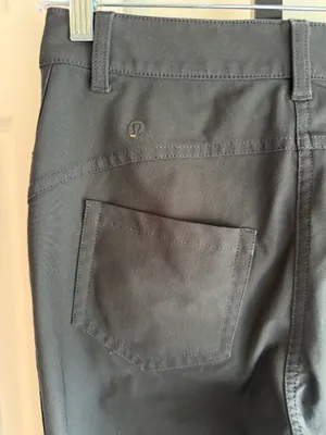Lululemon Women's Black Zipper Work Ankle Dress Casual Pants Size: 4 thumbnail 3