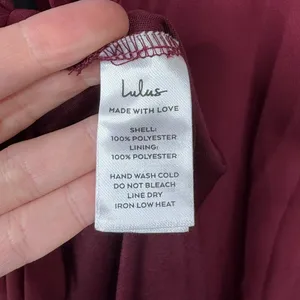 NEW Lulus Event Ready Burgundy Pleated Backless Lace-Up Sweeping Maxi Dress thumbnail 10