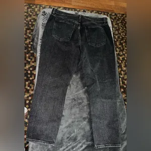 Abercrombie & Fitch Curve Love High Rise Skinny Jean in Black Size 16 (33) thumbnail 13