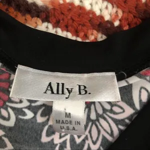 Y2K Vintage Whimsygoth Wrap Top Belted Babydoll V-Neck Blouse Shirt Floral Asymmetrical Hem Short Sleeve USA Made Red White Black-M Measurement in pics Great condition thumbnail 4