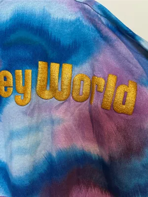 Walt Disney World 50th Anniversary Spirit Jersey Tie-Dye Mickey & Minnie Large thumbnail 5