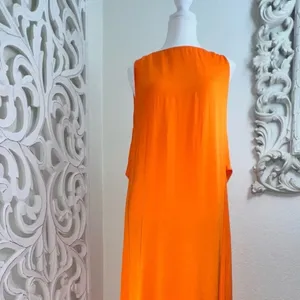 Zara Flowing Dress - Limited Edition Orange Size Small‎ thumbnail 4
