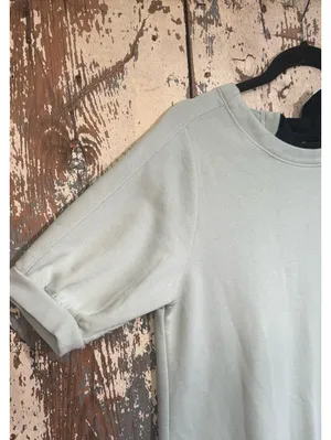 Free Assembly green short sleeve French Terry Dress bow detail size Medium thumbnail 3
