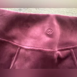 NWT Lululemon‎ Scuba High-Rise Mini Skirt *Velvet Garnet Red Large thumbnail 5