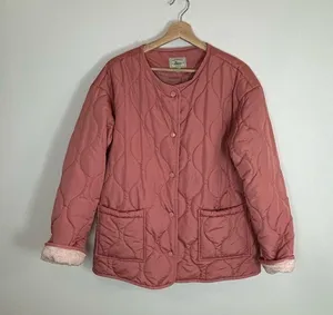G.H. Bass pink quilted jacket size large thumbnail 2
