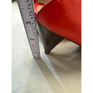 Maud Frizon Paris women’s red leather heels shoes from Italy size 6.5 SKU 3810 thumbnail 10