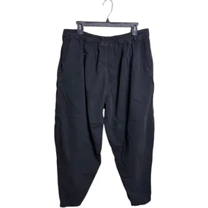 Big Bud Press Basic Black Pleated Trousers Size XL 100% Cotton thumbnail 2