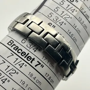 DKNY Silver-tone Encrusted Stainless Steel Band Watch Working New Battery thumbnail 8