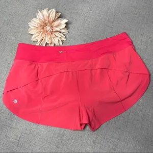 Lululemon Speed Up Athletic Gym Shorts Pink Heartthrob 12 thumbnail 6