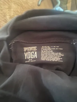 Victorias Secret PINK fold over band yoga leggings size small petite thumbnail 5